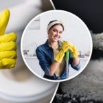 Die Toilettenschüssel wird nach einem Mittel strahlend weiß: was zu